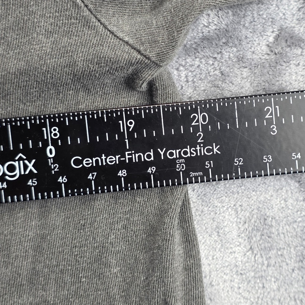 Comfort Colors Graphic Shirt Mens Medium Grey Mission Matthew 28:19 Long Sleeve - Picture 8 of 8